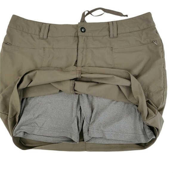 REI Skort Skirt 14 Womens  Green Drawstring Active Tennis Stretch Quick Dry Golf - Picture 4 of 9
